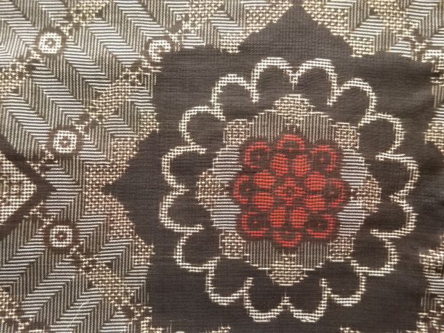 JAPANESE KIMONO / ANTIQUE KIMONO / SILK / DORO OSHIMA TSUMUGI