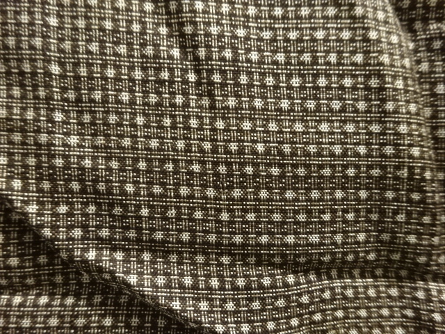 JAPANESE KIMONO / ANTIQUE MENS HAORI / SILK / DORO OSHIMA TSUMUGI