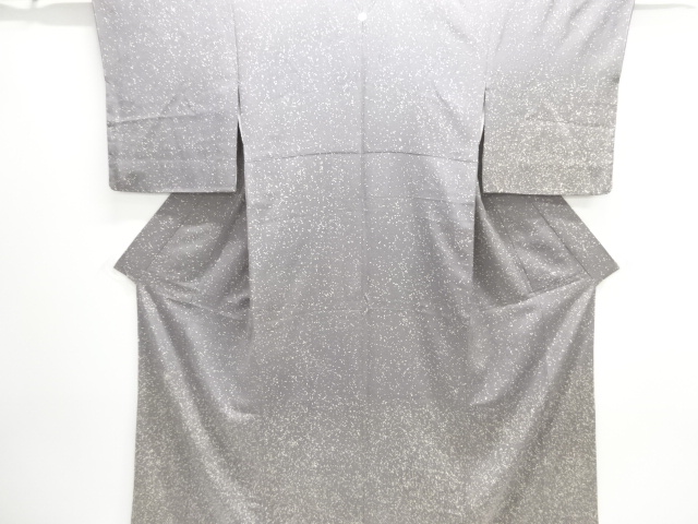SALE!! 箔散らし模様一つ紋付け下げ小紋着物