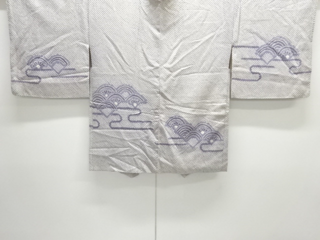 JAPANESE KIMONO / ANTIQUE HAORI / SILK / ALL SHIBORI / EGASUMI & SEIGAIHA