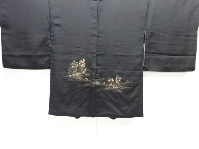 家屋風景模様絵羽織