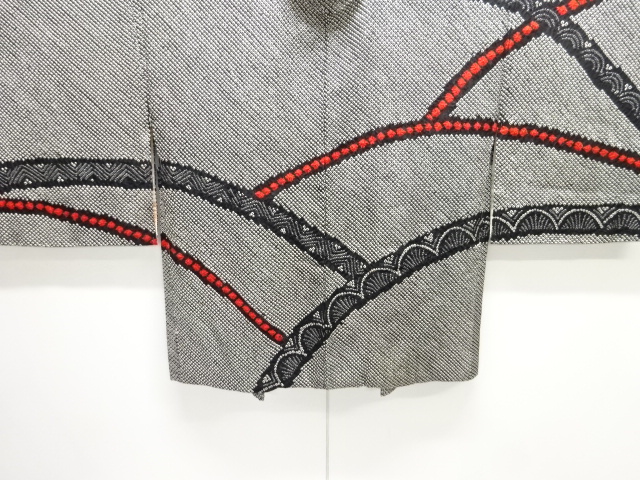 アンティーク　本総絞り　抽象模様絵羽織