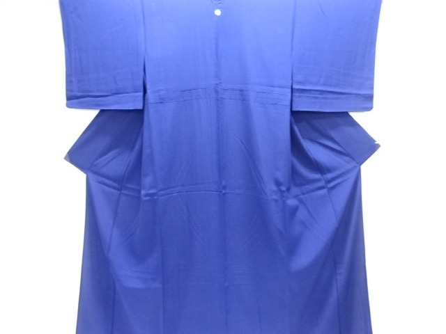 絽　一つ紋色無地着物