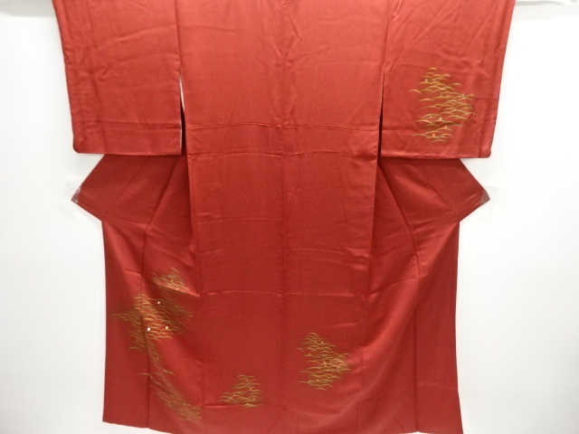 雪芝模様刺繍訪問着