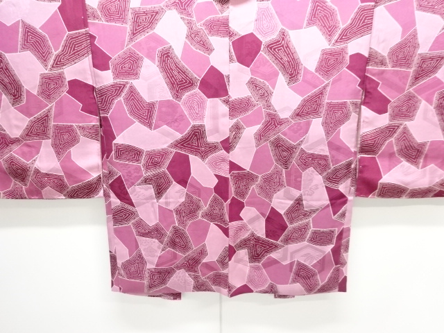 大正ロマン　紋錦紗抽象模様羽織