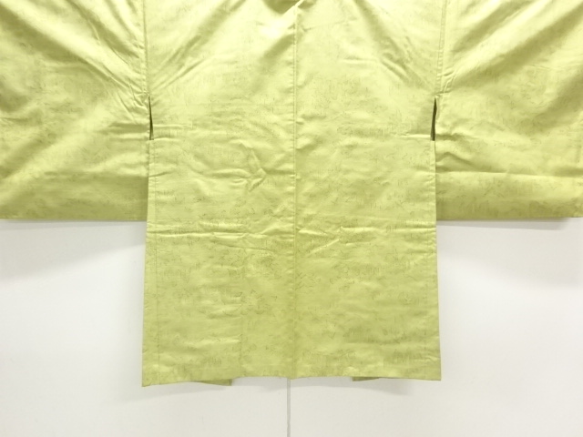 樹木風景模様織り出し手織り紬羽織