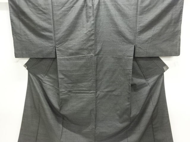 手織り紬100亀甲男物着物アンサンブル（キングサイズ）