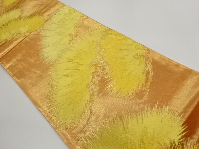 松模様織出し袋帯