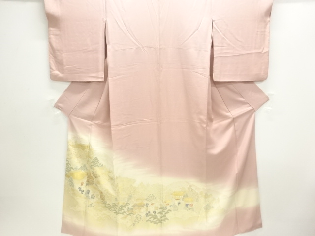 SALE!! JAPANESE KIMONO / IRO-TOMESODE / JUKO-ORI / WOVEN FESTIVAL