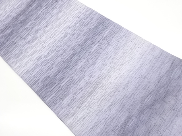 ふくれ織横段模様洒落袋帯