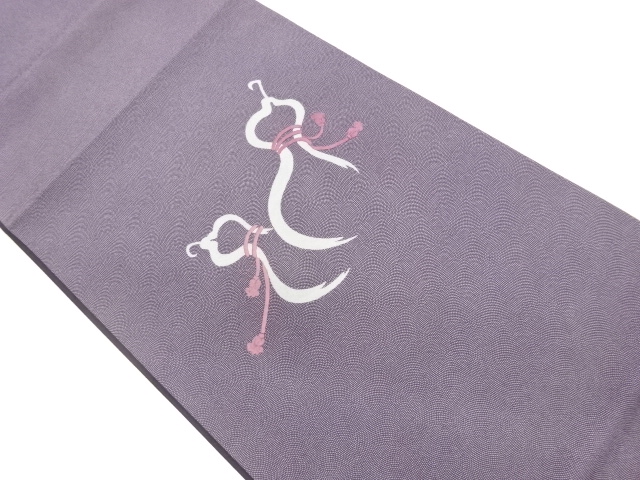 瓢箪模様刺繍洒落袋帯