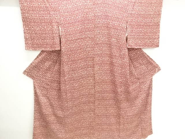 JAPANESE KIMONO / KOMON / FLORAL PLANTS