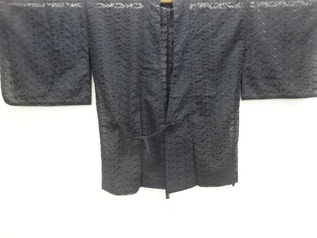 葉模様夏用道中着