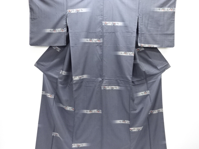 JAPANESE KIMONO / TSUMUGI / WOVEN BUTTERFLY