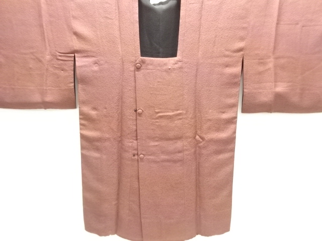 Reversible long Michiyuki coat with vertigo pattern