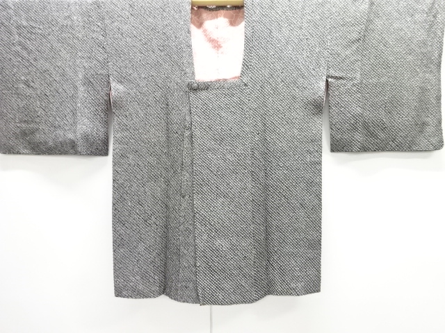 JAPANESE KIMONO / ANTIQUE MICHIYUKI COAT / SILK / ALL SHIBORI