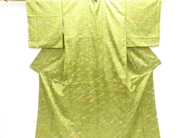 JAPANESE KIMONO / KOMON / GRASS & BAMBOO GRASS