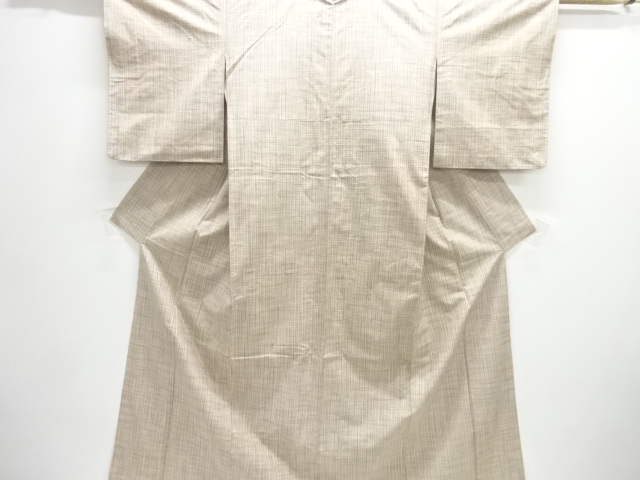JAPANESE KIMONO / TSUMUGI / WOVEN GRID 