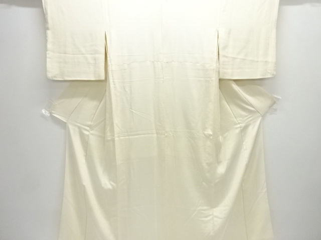 JAPANESE KIMONO / ANTIQUE WHITE FABRIC NAKAGI
