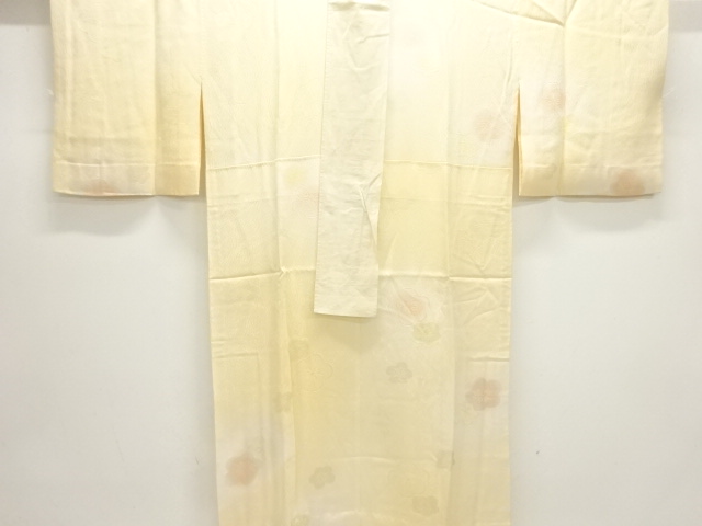 JAPANESE KIMONO / PLUM PATTERN WEAVE HITOEJUBAN