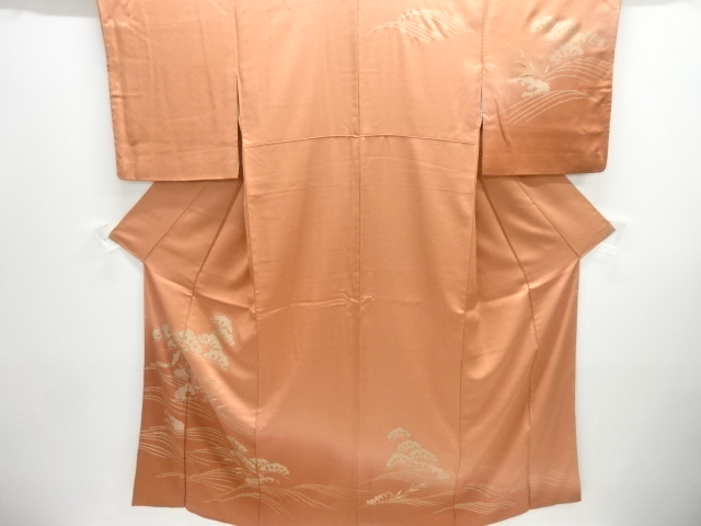 草葉模様刺繍訪問着