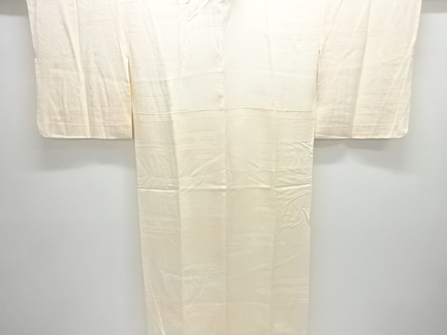 JAPANESE KIMONO / UNUSED KASUMI PATTERN JUBAN (WITH EMBROIDERED COLLAR