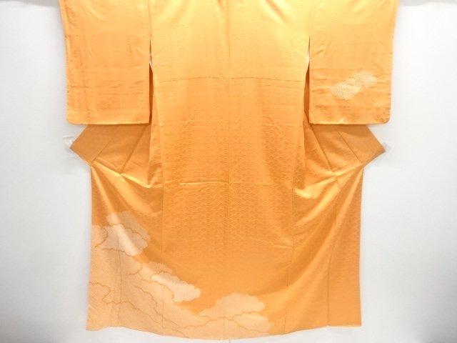 JAPANESE KIMONO / HOMONGI / SHIBORI / CLOUD
