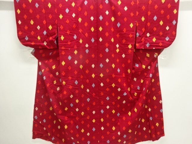 JAPANESE KIMONO / ANTIQUE JUBAN / RHOMBUS