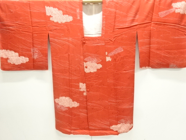 JAPANESE MICHIYUKI COAT / UNUSED / SHIBORI / CLOUD