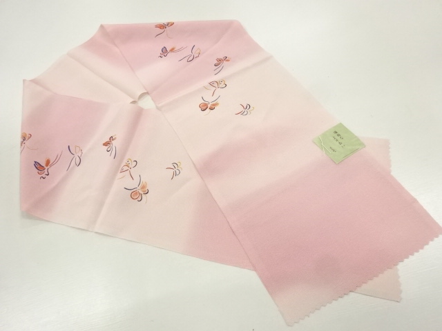 半JAPANESE KIMONO / UNUSED HAN-ERI / BUTTERFLY
