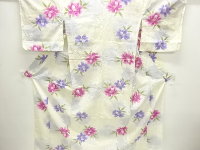 花模様浴衣