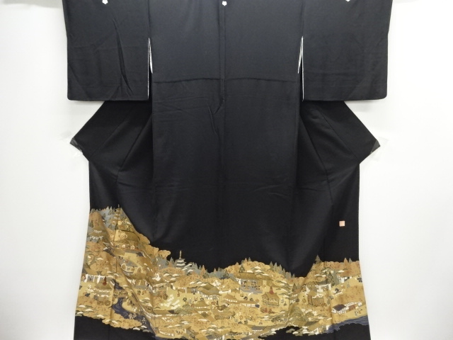 JAPANESE KIMONO / TOMESODE / EMBROIDERY / FESTIVITY / ARTIST WORK 