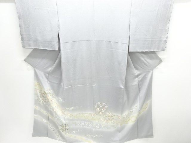 JAPANESE KIMONO / IRO-TOMESODE / FLOWER & BIRD