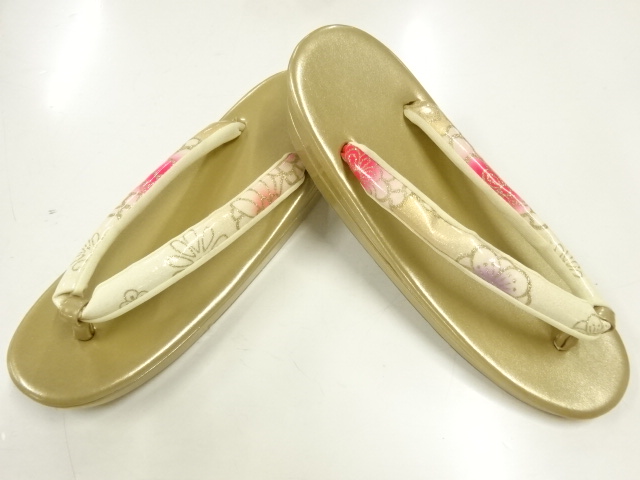 JAPANESE KIMONO / ZORI (SIZE:  L)