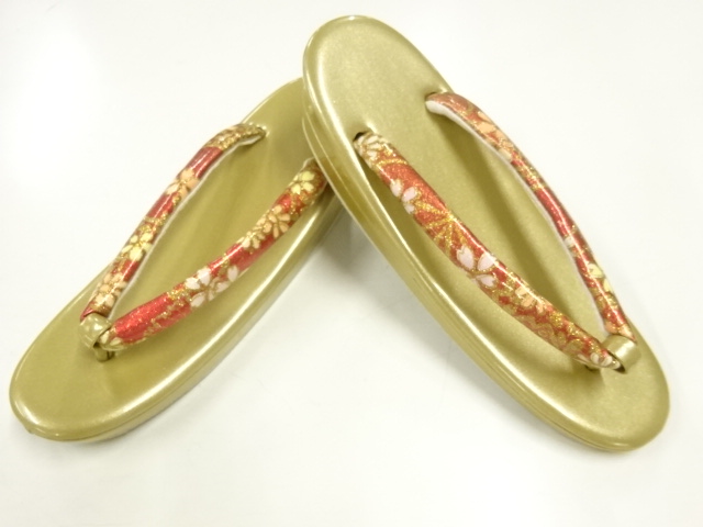 JAPANESE KIMONO / ZORI (SIZE:  L)