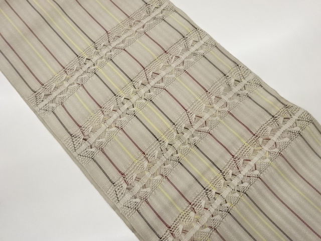 JAPANESE NAGOYA OBI / WOVEN STRIPE