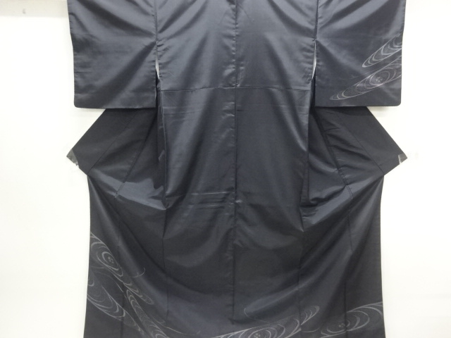 JAPANESE KIMONO / HOMONGI / OSHIMA TSUMUGI / WOVEN STREAM WATER 