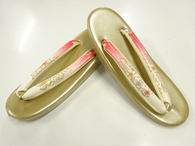 JAPANESE KIMONO / JAPANESE-STYLE ZORI (SIZE L)
