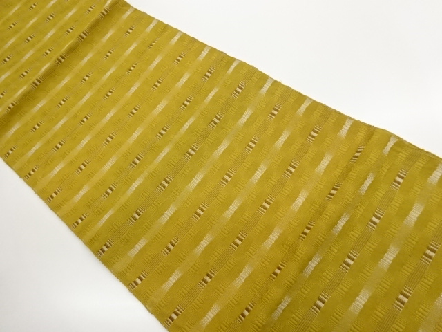 JAPANESE KIMONO / NAGOYA OBI / WOVEN CHECKERED & STRIPE