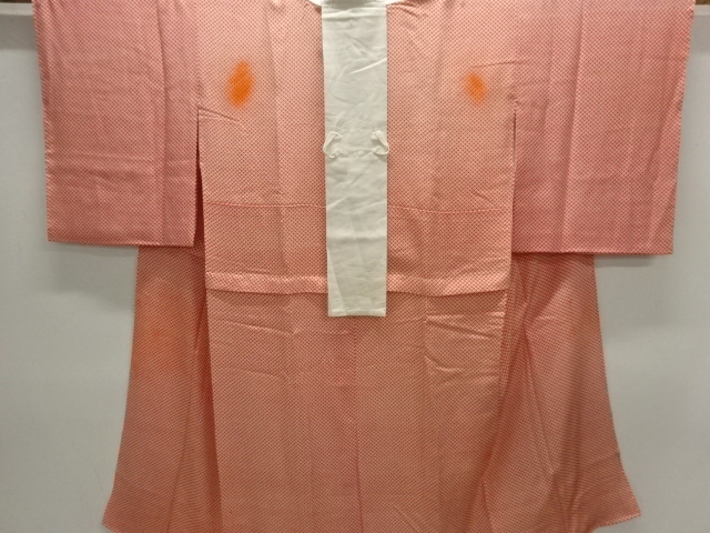 JAPANESE KIMONO / ANTIQUE JUBAN / SILK / KINSHA / KANOKO PATTERN