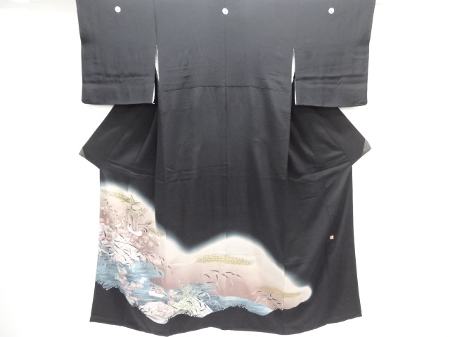 JAPANESE KIMONO / TOMESODE / FLOWER & BIRD / ARTIST WORK