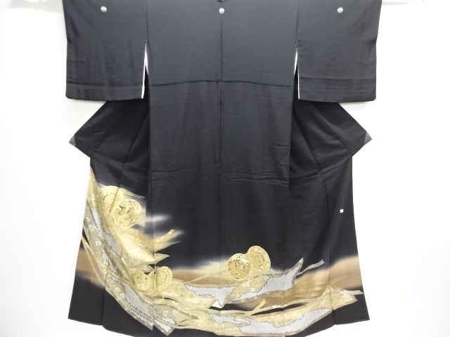 JAPANESE KIMONO / TOMESODE / DRUM / ARTIST WORK
