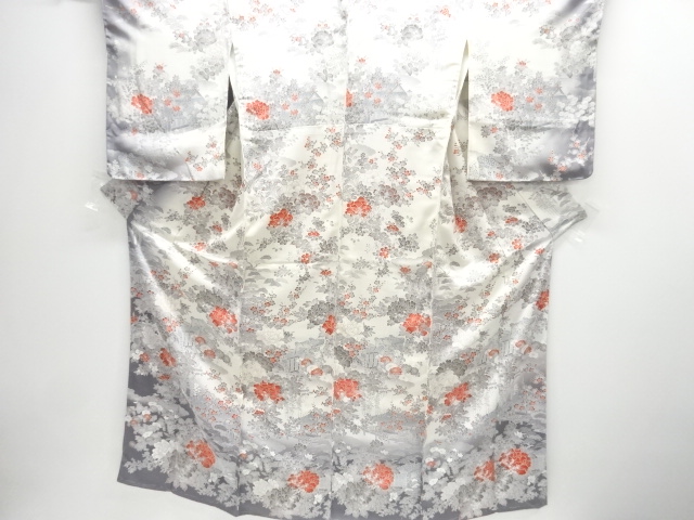 JAPANESE KIMONO / UNUSED TSUKESAGE KOMON / MANSION & GOSHO CART 