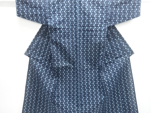 JAPANESE KIMONO / ANTIQUE HITOE KIMONO / COTTON / KURUME KASURI
