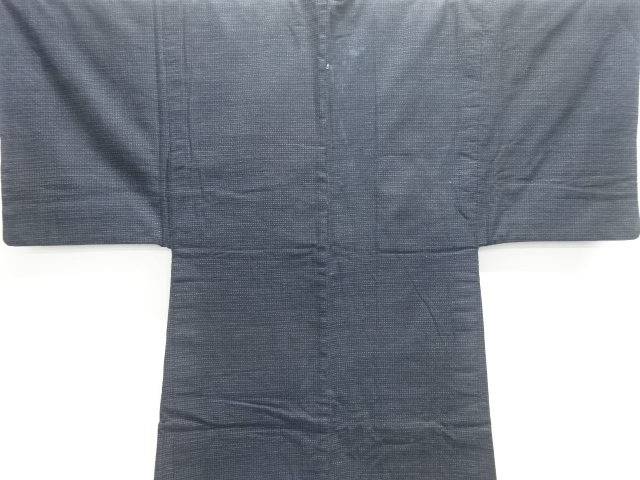 JAPANESE KIMONO / ANTIQUE COTTON AUTHENTIC KURUME SHOSEI KASURI MENS H