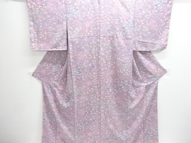 JAPANESE KIMONO / UNUSED KOMON / PLANT & FLOWER