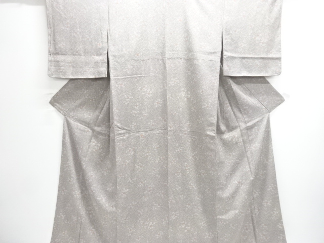 JAPANESE KIMONO / UNUSED KOMON / FLOWER & PLANT 
