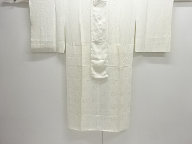 JAPANESE KIMONO / HITOE JUBAN / WOVEN SAYAGATA & FLOWER 