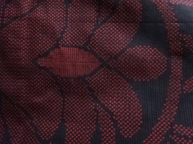 JAPANESE KIMONO / ANTIQUE HANASARA KIMONO FOR SUMMER PATTERN-WOVEN DOR
