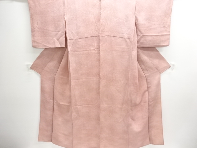 JAPANESE KIMONO / HITOE KIMONO / CHIRIMEN / PLANT / ONE CREST 